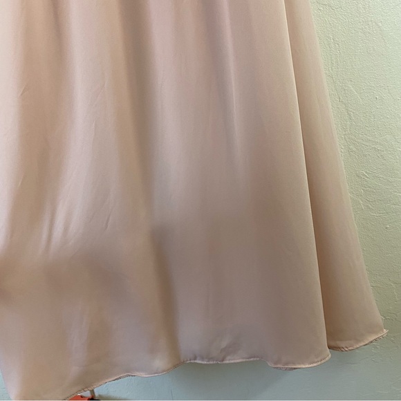 Show me your MuMu Size XS Blush Pink Caitlin Ruffle Spaghetti Strap Maxi Dress - Picture 5 of 7